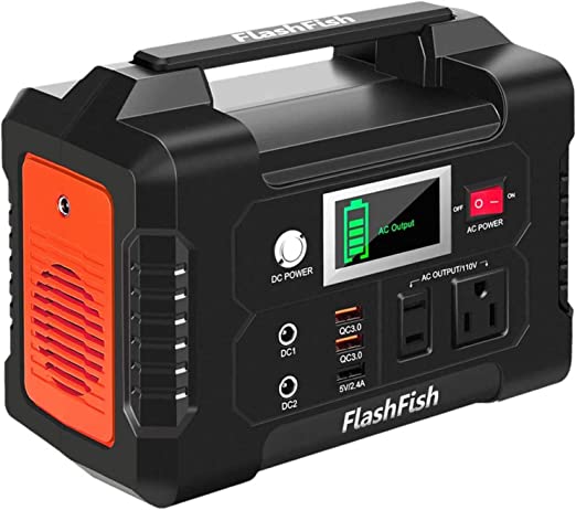 FlashFish 40800mAh Solar Generator
