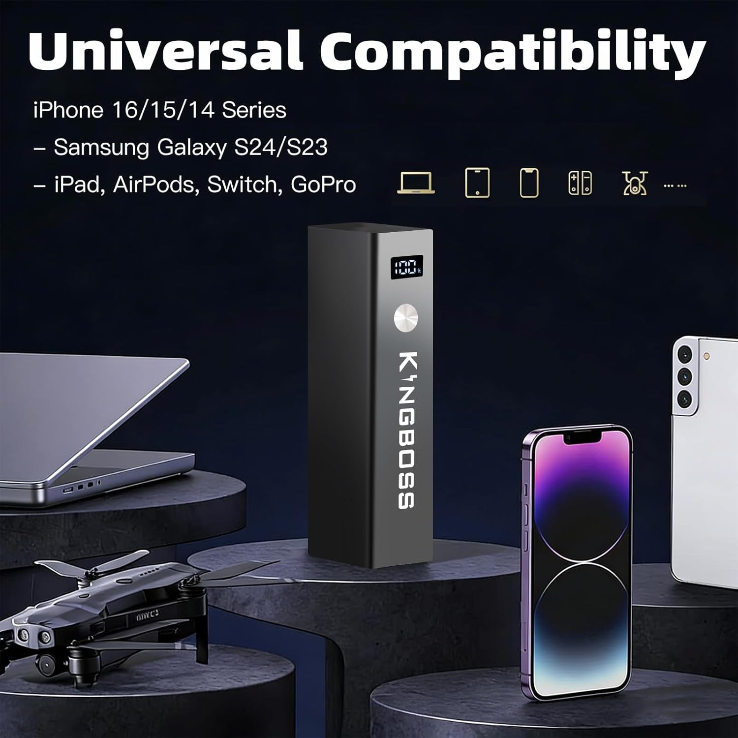 15000mAh LiFePO4 Power Bank